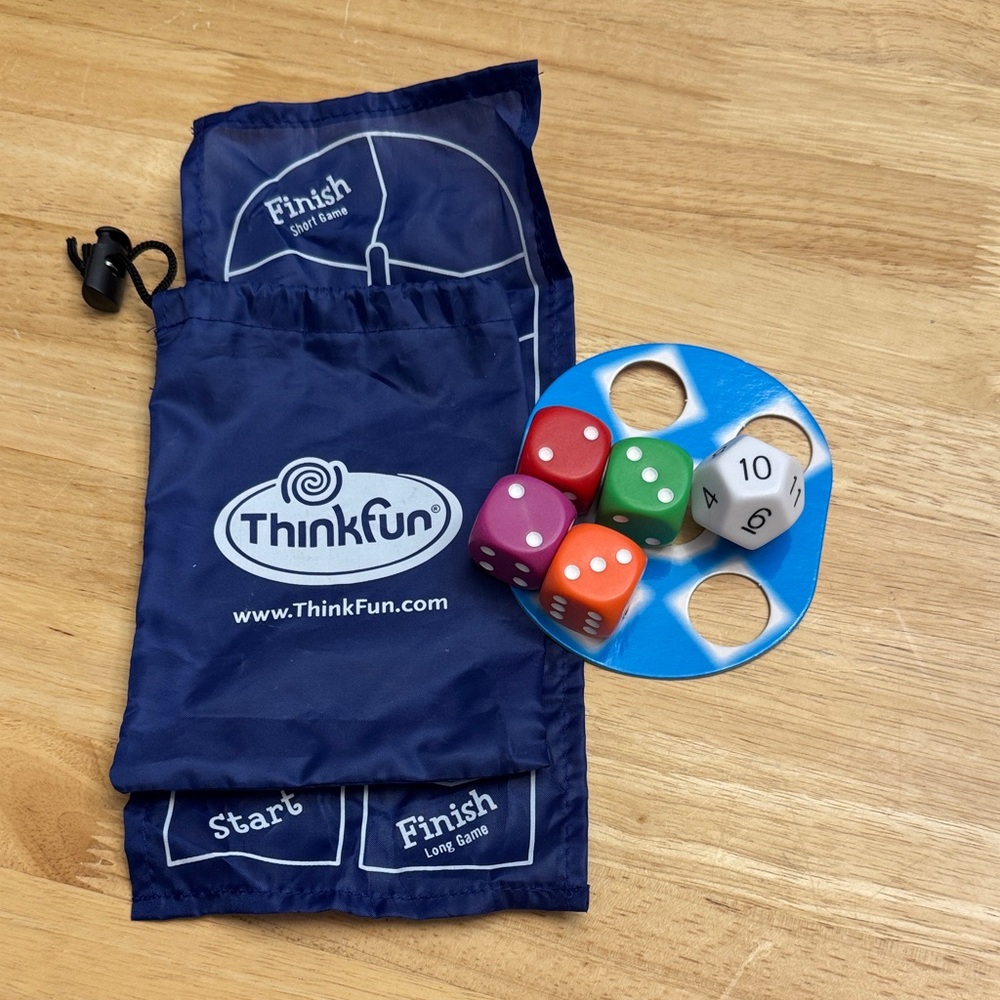 ThinkFun Dice Game Set with Bag